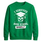 Edgy I Survived High School School Leavers sweatshirt