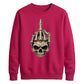 Edgy skeleton hand print graphic Halloween Unisex Sweatshirt