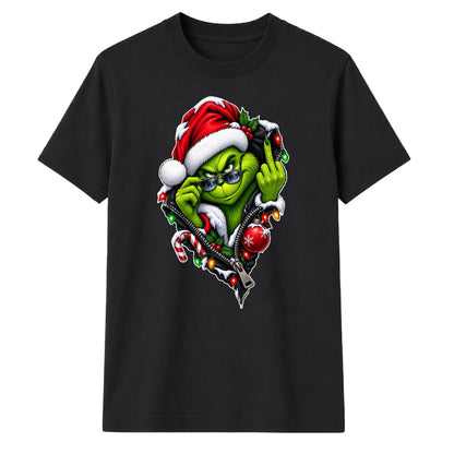 Edgy zipped sunglasses graphic Christmas Unisex T-Shirt