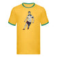 England No4 Midfield Star Illustration Football Ringer T-Shirt