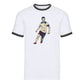 England No4 Midfield Star Illustration Football Ringer T-Shirt