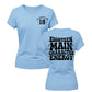 18th Birthday Ladies T-shirt Eighteen Main Character Energy
