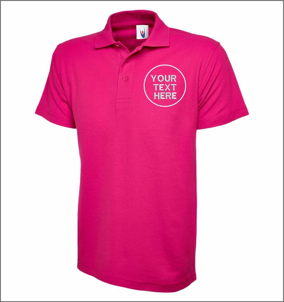 Custom Embroidered Men Polo Tshirt, Personalised Text/Design Shirt, Digitized Company Logo Monogrammed Polo Tee, Special Gift for Golf Lover