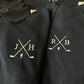 Customised Mens Polo Shirt, Golf Embroidery Polo Tee Shirt, Personalised Initials Monogrammed Matching Tshirt, Golfer Lover Gift for Husband