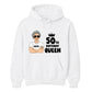 Elegant Birthday Queen Personalised Happy Birthday hoodie
