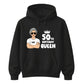 Elegant Birthday Queen Personalised Happy Birthday hoodie
