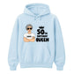 Elegant Birthday Queen Personalised Happy Birthday hoodie