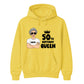 Elegant Birthday Queen Personalised Happy Birthday hoodie