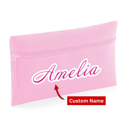 Large Capacity Quadra Pencil Case with Custom Name