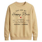 Elegant Happy Place Personalised For him For her gift sweatshirt
