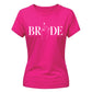 Elegant Ring Finger Graphic Engagement Bride Ladies T-Shirt