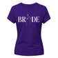 Elegant Ring Finger Graphic Engagement Bride Ladies T-Shirt