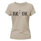 Elegant Ring Finger Graphic Engagement Bride Ladies T-Shirt