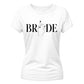 Elegant Ring Finger Graphic Engagement Bride Ladies T-Shirt