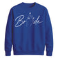 Elegant Script Ring Finger Graphic Bride Unisex Sweatshirt