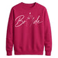 Elegant Script Ring Finger Graphic Bride Unisex Sweatshirt