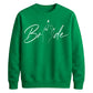 Elegant Script Ring Finger Graphic Bride Unisex Sweatshirt