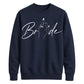 Elegant Script Ring Finger Graphic Bride Unisex Sweatshirt
