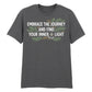 Embrace The Journey Find Inner Light Graphic Unisex T-Shirt