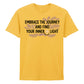 Embrace The Journey Find Inner Light Graphic Unisex T-Shirt