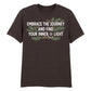 Embrace The Journey Find Inner Light Graphic Unisex T-Shirt