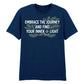 Embrace The Journey Find Inner Light Graphic Unisex T-Shirt
