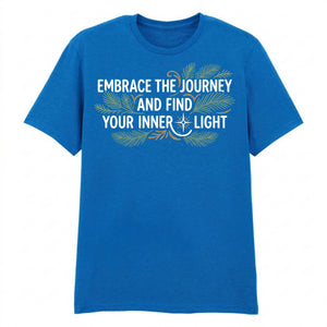 Embrace The Journey Find Inner Light Graphic Unisex T-Shirt