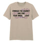 Embrace The Journey Find Inner Light Graphic Unisex T-Shirt