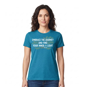 Embrace The Journey Find Inner Light Graphic Unisex T-Shirt