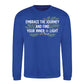 Embrace The Journey Find Inner Light Unisex Sweatshirt