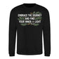 Embrace The Journey Find Inner Light Unisex Sweatshirt