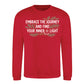 Embrace The Journey Find Inner Light Unisex Sweatshirt