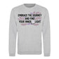 Embrace The Journey Find Inner Light Unisex Sweatshirt