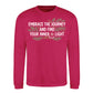 Embrace The Journey Find Inner Light Unisex Sweatshirt