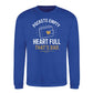 Empty Pockets Full Heart Bold Printed Father Sweatshirt