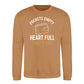 Empty Pockets Full Heart Bold Printed Father Sweatshirt