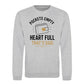 Empty Pockets Full Heart Bold Printed Father Sweatshirt
