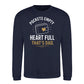 Empty Pockets Full Heart Bold Printed Father Sweatshirt