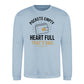Empty Pockets Full Heart Bold Printed Father Sweatshirt
