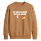 Empty wallet finance humour Funny Memes Unisex Sweatshirt