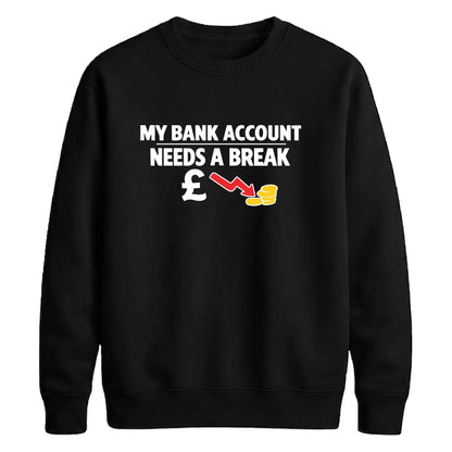 Empty wallet finance humour Funny Memes Unisex Sweatshirt