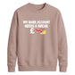 Empty wallet finance humour Funny Memes Unisex Sweatshirt