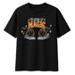 Enchanting crystal ball skeleton Halloween Oversized T-Shirt