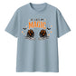 Enchanting crystal ball skeleton Halloween Oversized T-Shirt