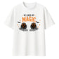 Enchanting crystal ball skeleton Halloween Oversized T-Shirt