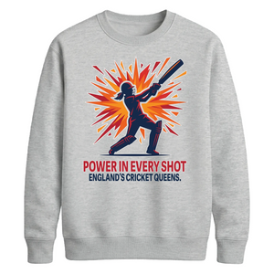 England Cricket Queens Women Cricket Sweatshirt - ICC T20 World Cup