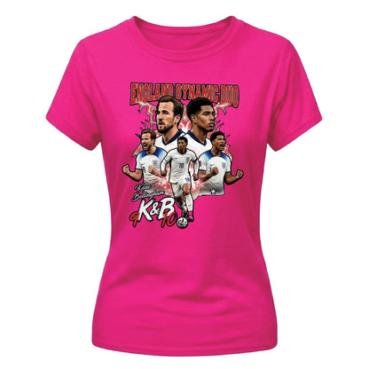 England Dynamic Duo Kane Bellingham Ladies T-Shirt