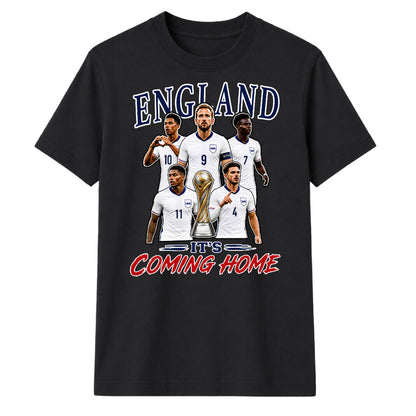 England Football Team World Cup Its Coming Home Unisex T-Shirt