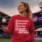 England Home Again Checklist Women Cricket Sweatshirt 2026