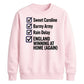 England Home Again Checklist Women Cricket Sweatshirt 2026